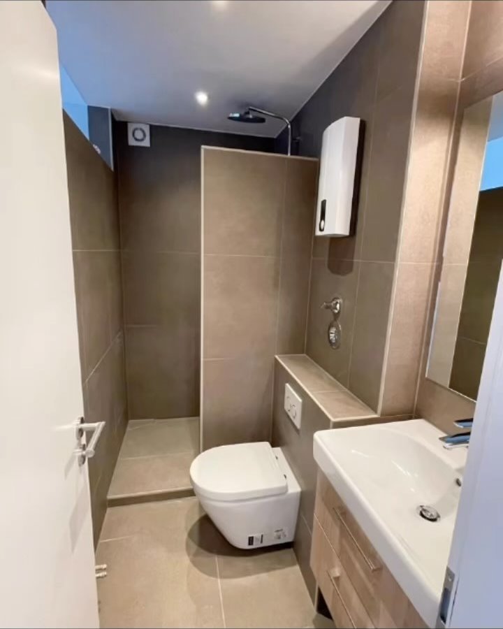 Badezimmer eines Hotelzimmers