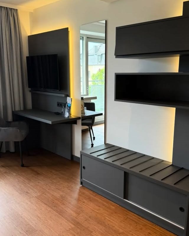 Hotelzimmer nach Komplettsanierung